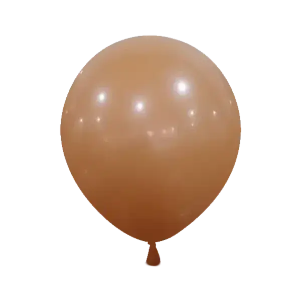Globo retro color marrón latte