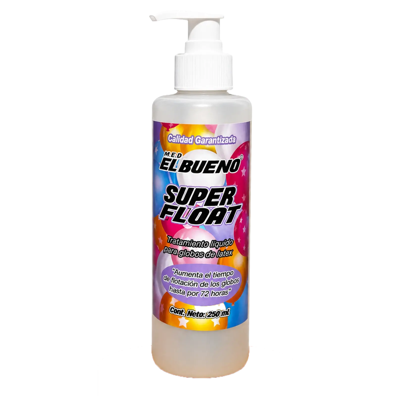 Super Float, tratamiento de flotación para globos de látex