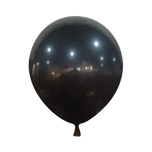 Globo estándar color negro